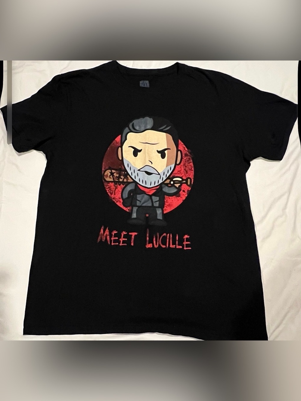 The Walking Dead “Meet Lucille” Cartoon Style Men’s Sz:Large T-Shirt